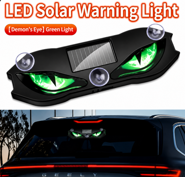 🚗🔆 Solar-Powered LED Car Warning Light – 50% OFF! Solar-powered, weatherproof, automatic activation at dark – for more safety on the roadside. 🔥🛡️