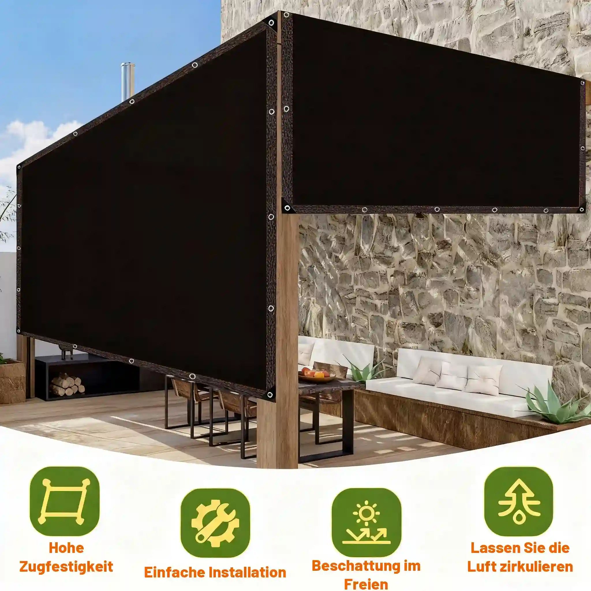🔥🔥Last day Promotion 🔥 Heavy Duty Sunblock Shade Cloth