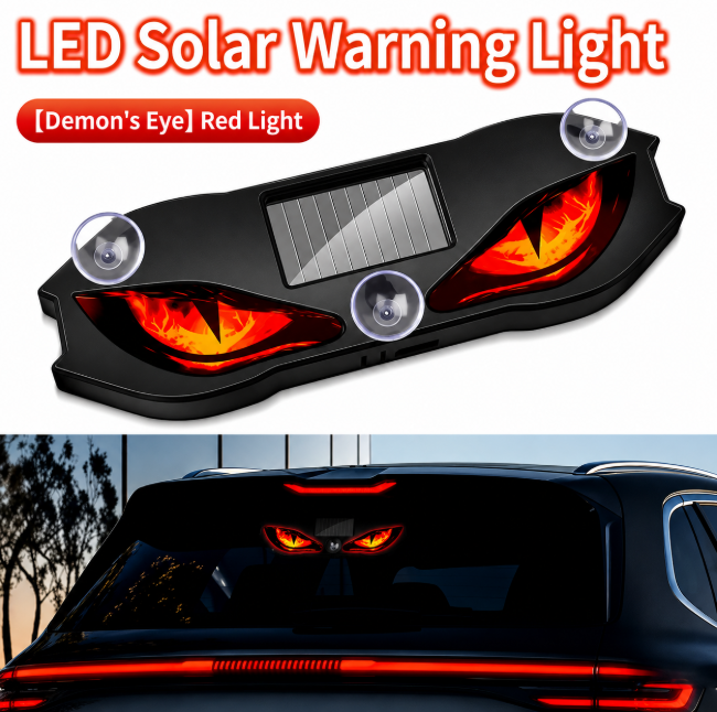 🚗🔆 Solar-Powered LED Car Warning Light – 50% OFF! Solar-powered, weatherproof, automatic activation at dark – for more safety on the roadside. 🔥🛡️