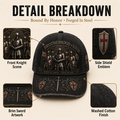 ⚔️ Brotherhood Of Knights Honor Cap 🎁