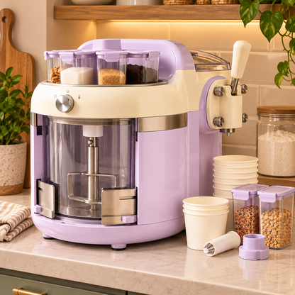 🍦✨ Smart DIY Flavor Soft Serve Ice Cream Maker – Auto Freezing, Mix-Ins & Custom Dessert Station 🎨