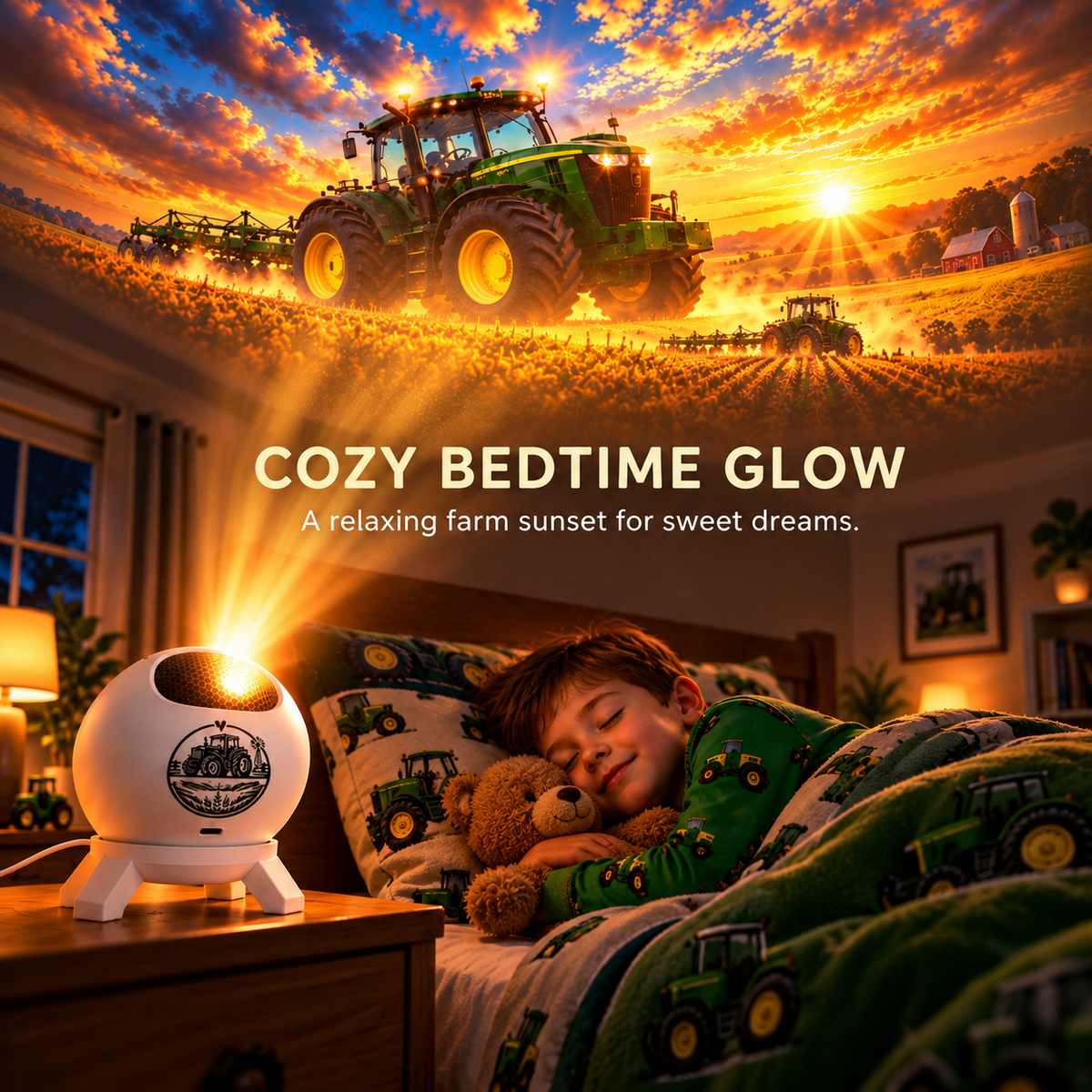 🔥Last Day 49% OFF🔥🚜 Tractor Dream Projector ✨ Bring the Farm Adventure Home