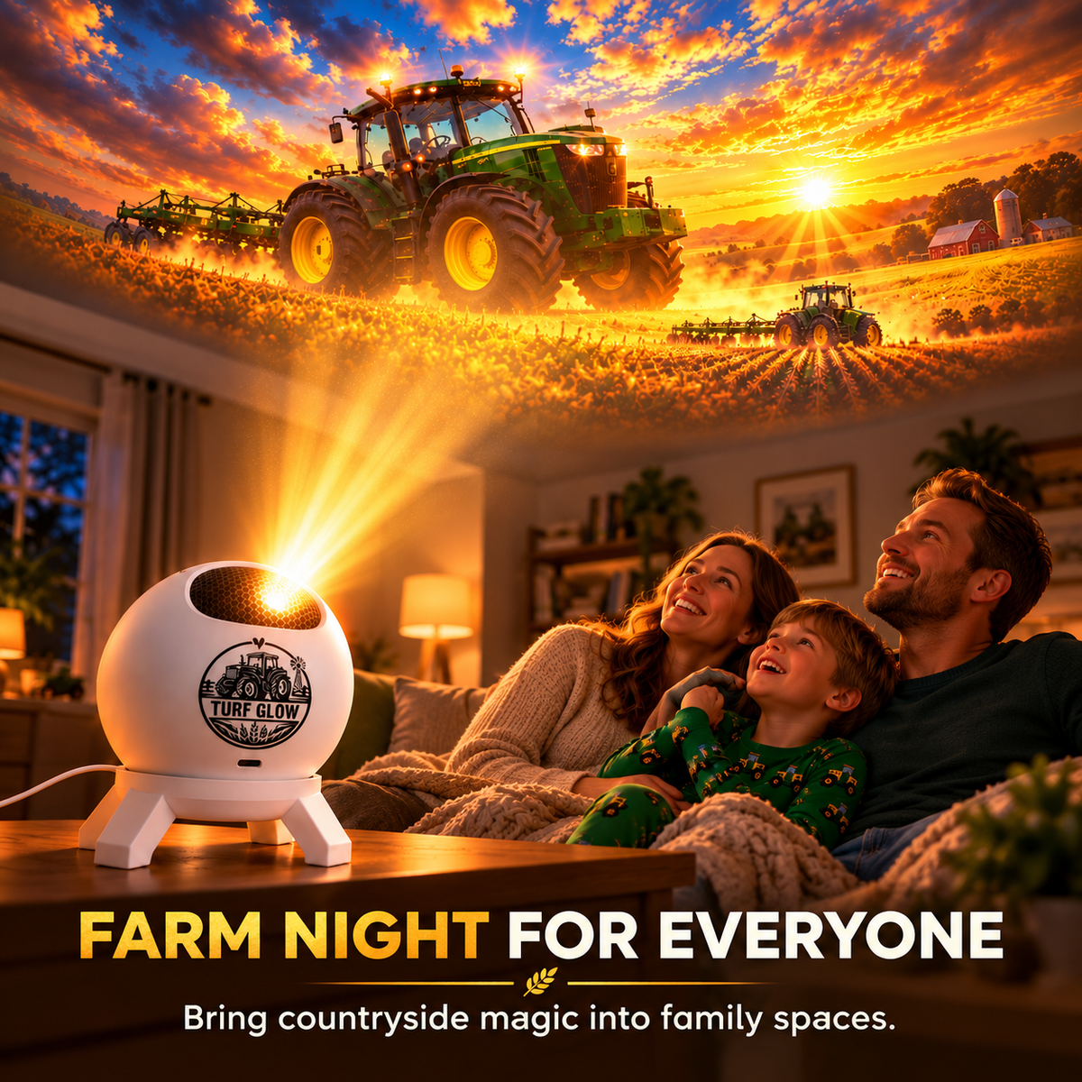 🔥Last Day 49% OFF🔥🚜 Tractor Dream Projector ✨ Bring the Farm Adventure Home