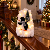 Playful Sliding Penguin