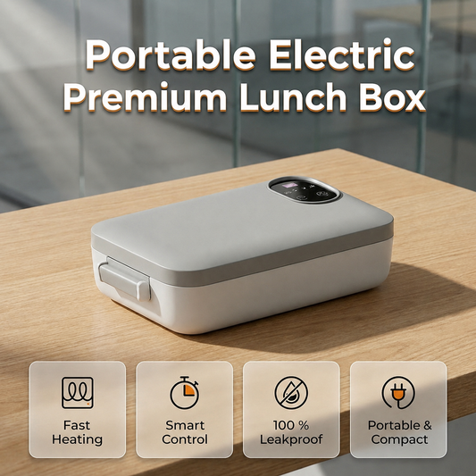 🍱⚡ Portable electric lunch box with self-heating 🔋🌡️