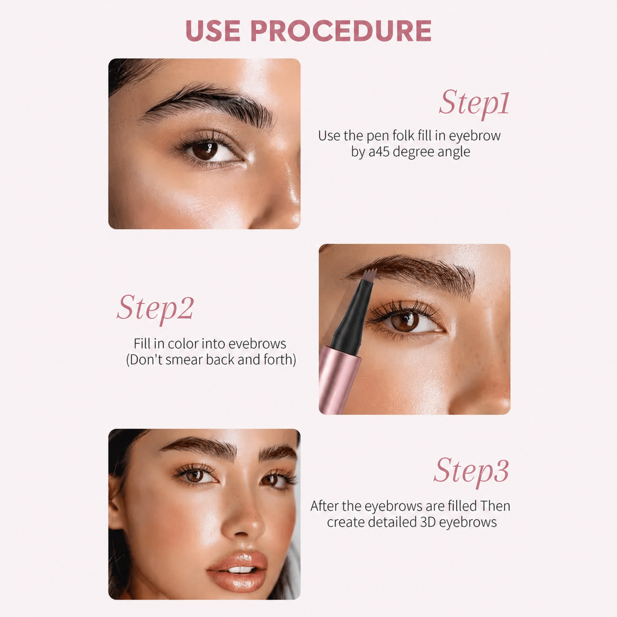 Last Day Buy 1 Get 1 Free✨Waterproof Micro-Fork Eyebrow Pencil