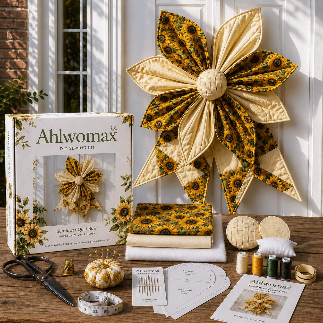 🔥 Last Day 50% OFF - Large Patchwork Bow Sewing Kit
