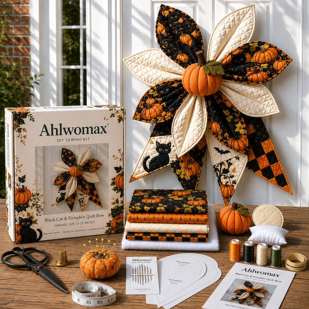 🔥 Last Day 50% OFF - Large Patchwork Bow Sewing Kit