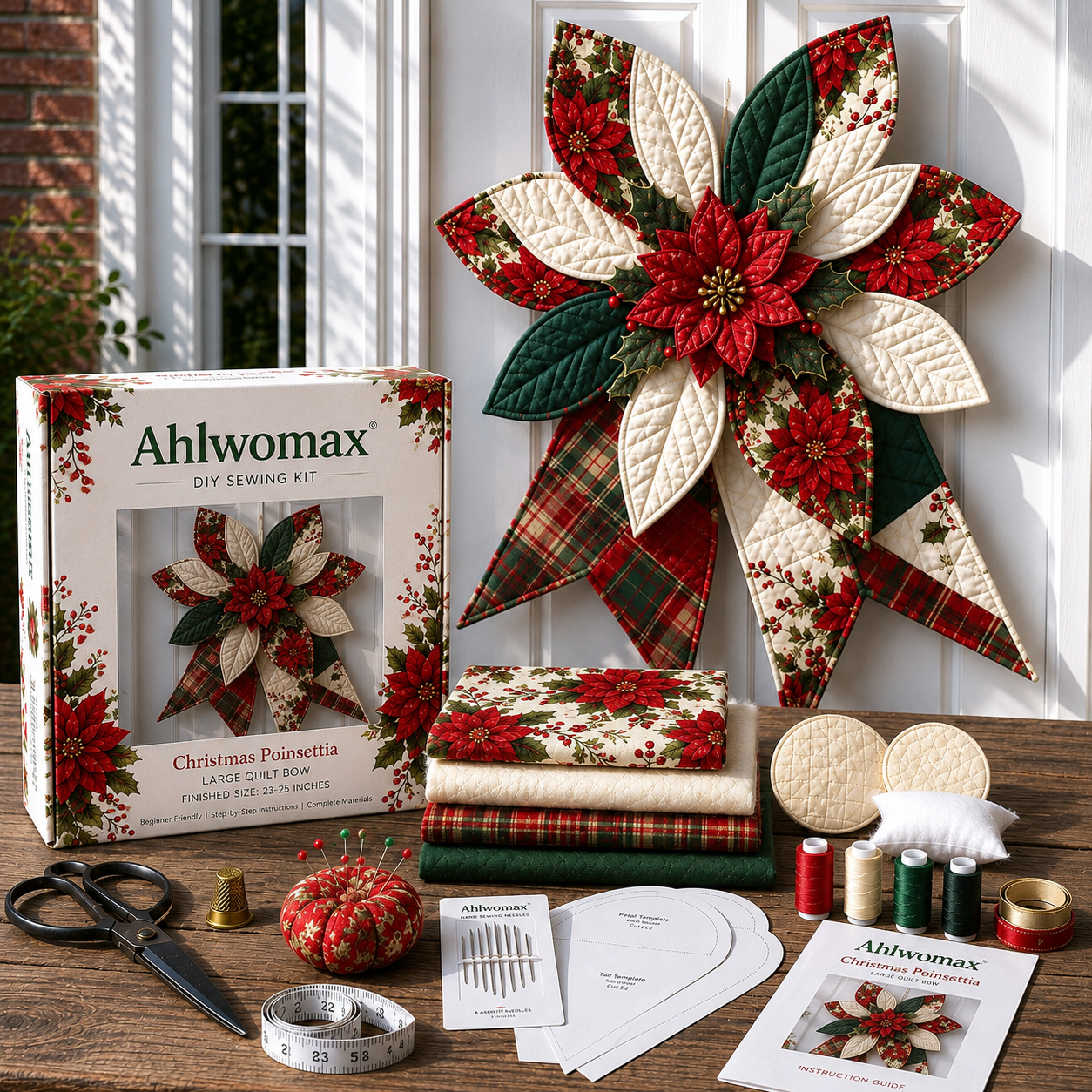🔥 Last Day 50% OFF - Large Patchwork Bow Sewing Kit