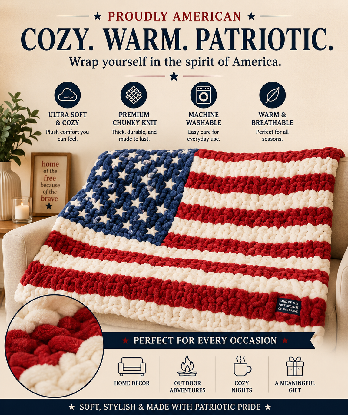 🇺🇸 Find Your Favorite Patriotic Blanket