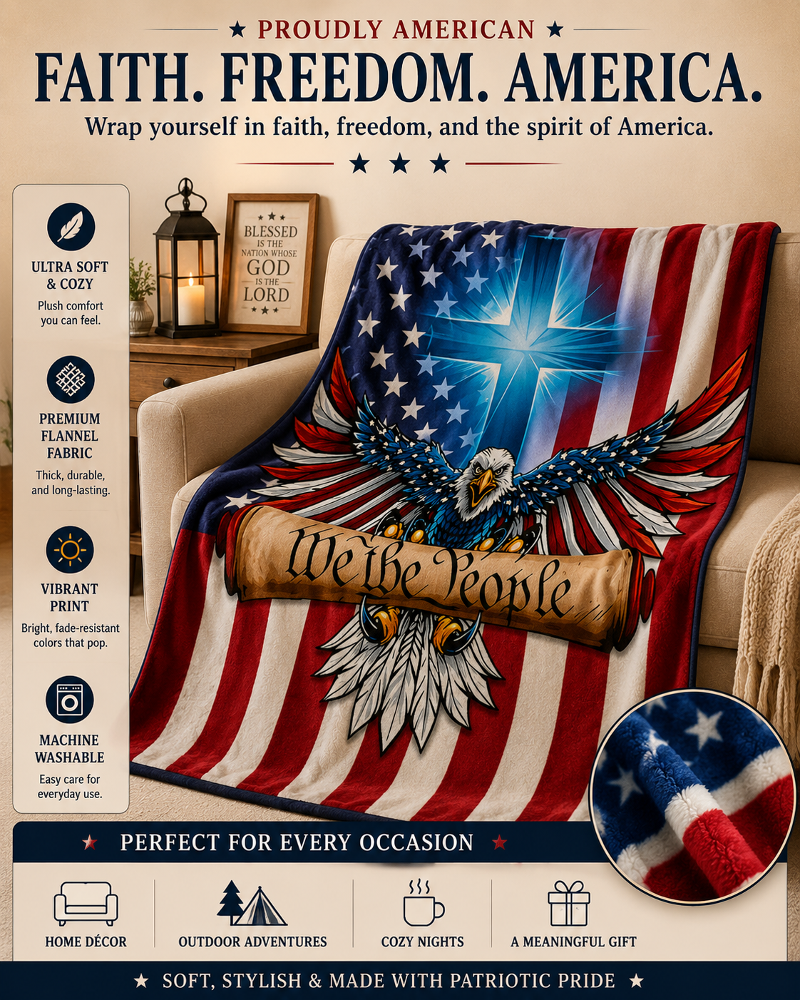 🇺🇸 Find Your Favorite Patriotic Blanket