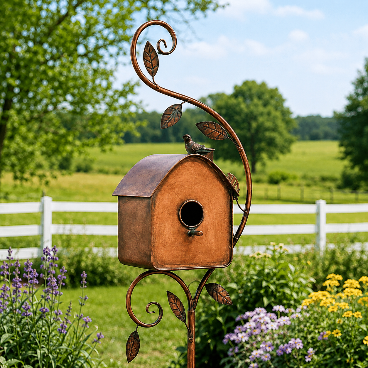 🔥Last Day 68% OFF Sola🔥-❤🐦Handmade Iron Birdhouse❤