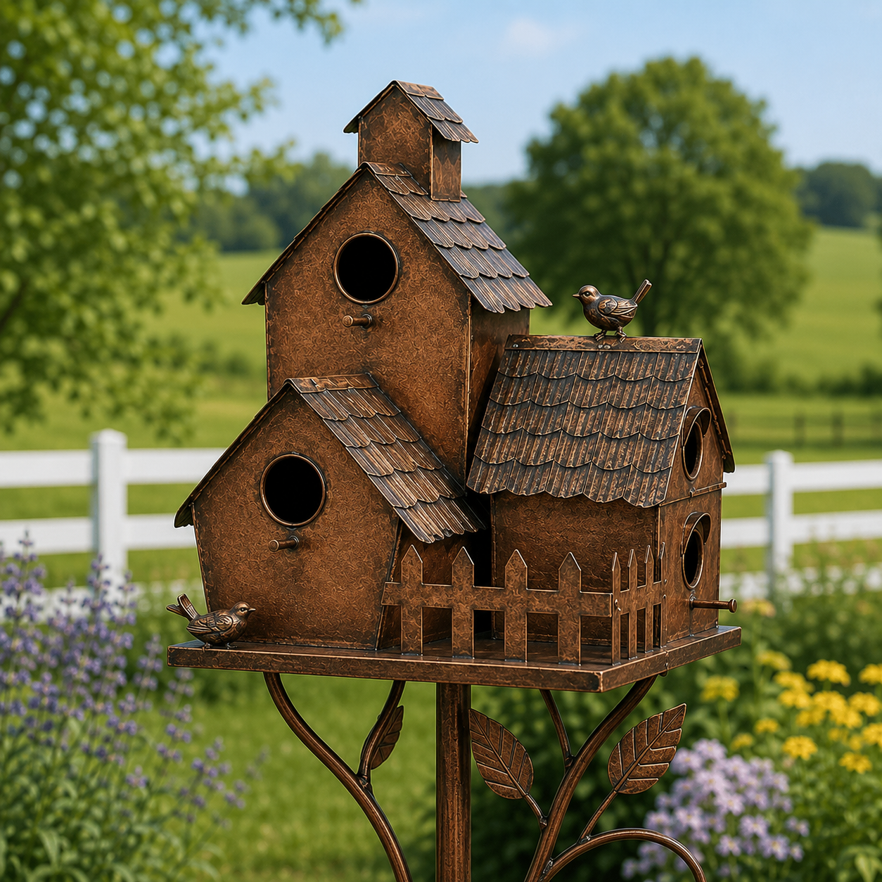 🔥Last Day 68% OFF Sola🔥-❤🐦Handmade Iron Birdhouse❤