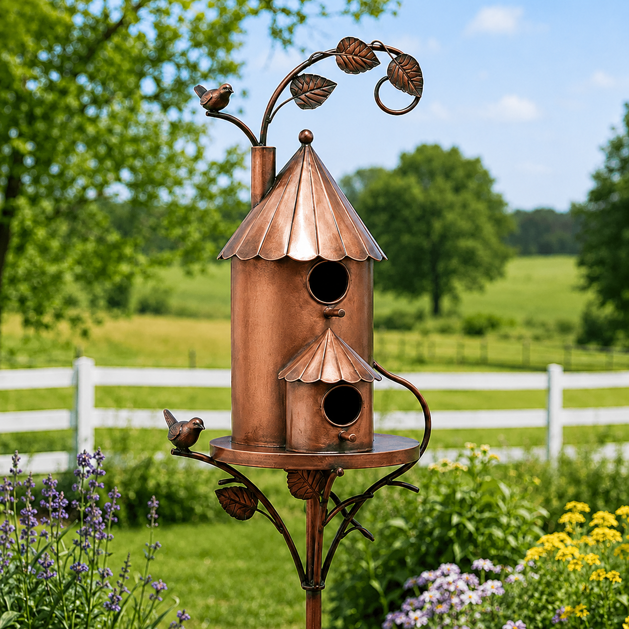 🔥Last Day 68% OFF Sola🔥-❤🐦Handmade Iron Birdhouse❤