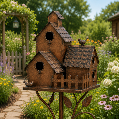 🔥Last Day 68% OFF Sola🔥-❤🐦Handmade Iron Birdhouse❤