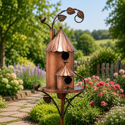 🔥Last Day 68% OFF Sola🔥-❤🐦Handmade Iron Birdhouse❤