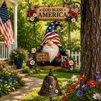 Flag-themed gnome