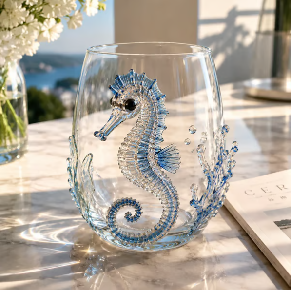 🔥LAST DAY 50% OFF - 🌊 3D Ocean Animal Artisan Glassware Collection for Fresher Sips, Coastal Elegance & Elevated Home Bar Vibes