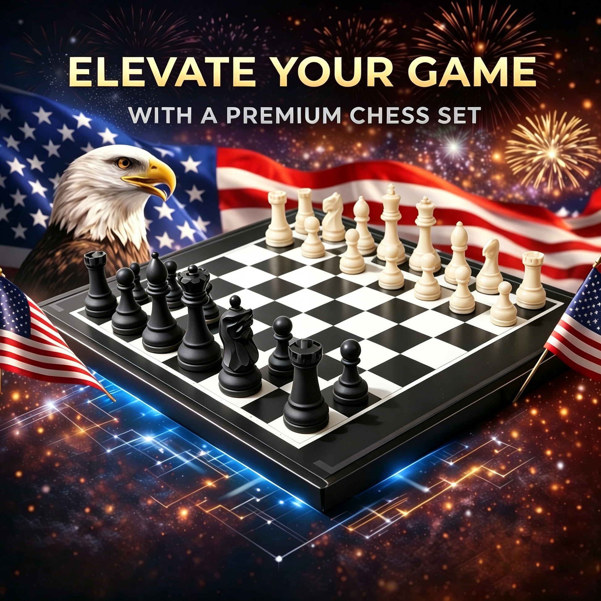 🔥Limited-Time 49% OFF & Free Shipping🔥250th Anniversary Special Edition Chessboard & Pieces