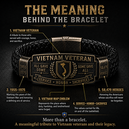Last Day Promo: 49% OFF 🎖️ -Vietnam Veteran Honor Bracelet