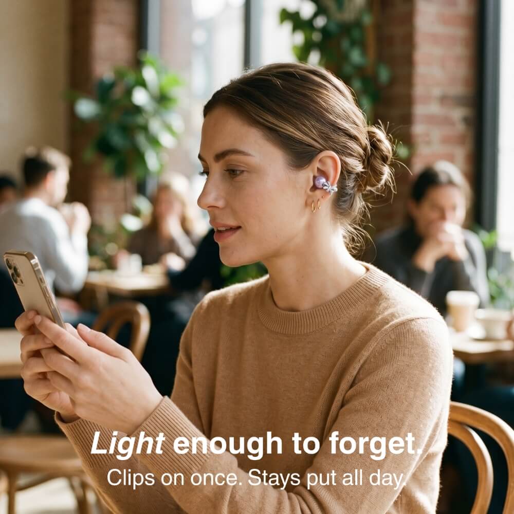 ViSound™ Adorn - Clip-On Earbuds
