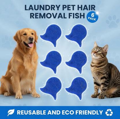 Laundry Pet Hair Removal Fish – 5 Pack