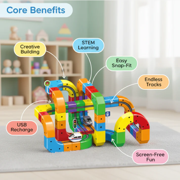 Magic Track Train Set | MontiMeadow™