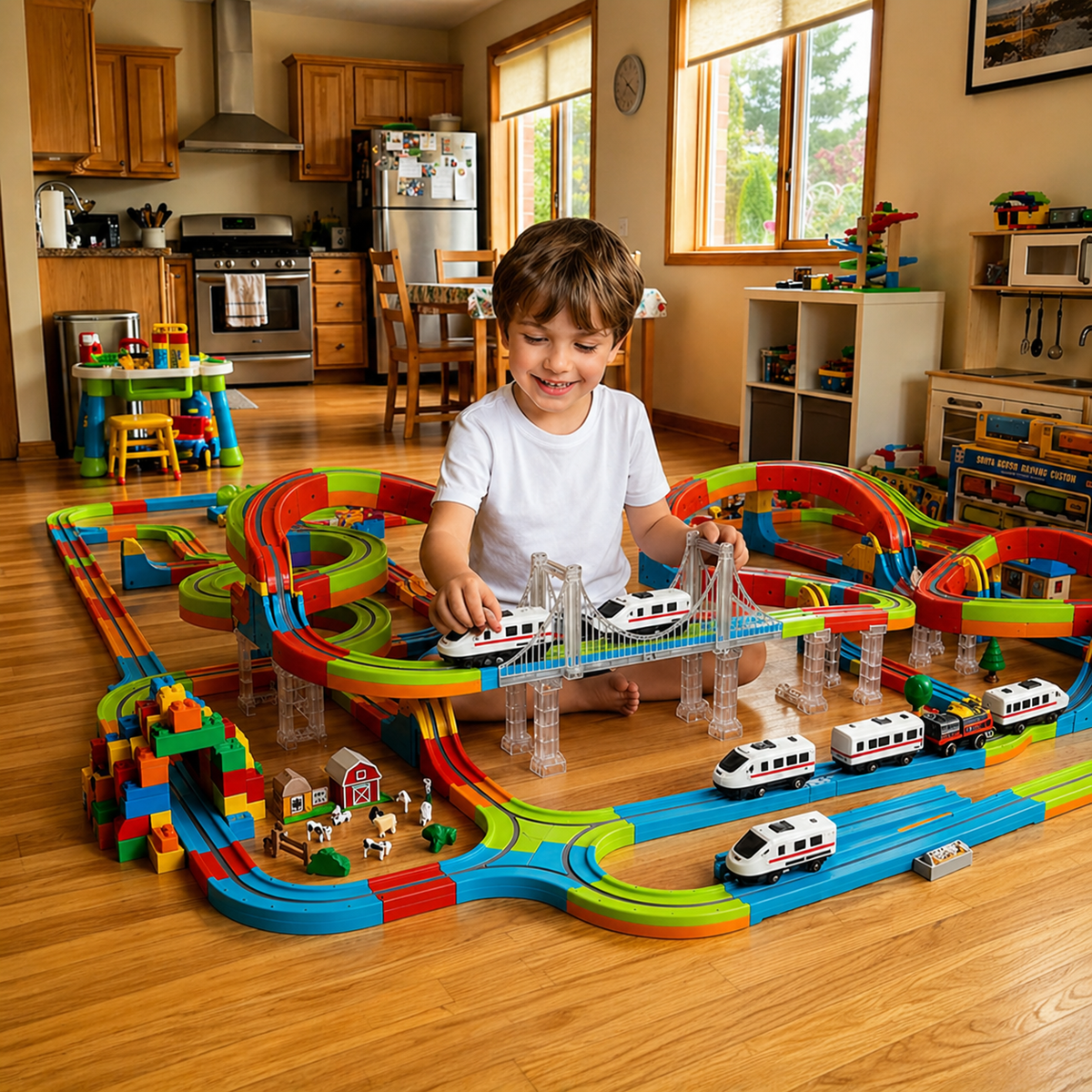 Magic Track Train Set | MontiMeadow™
