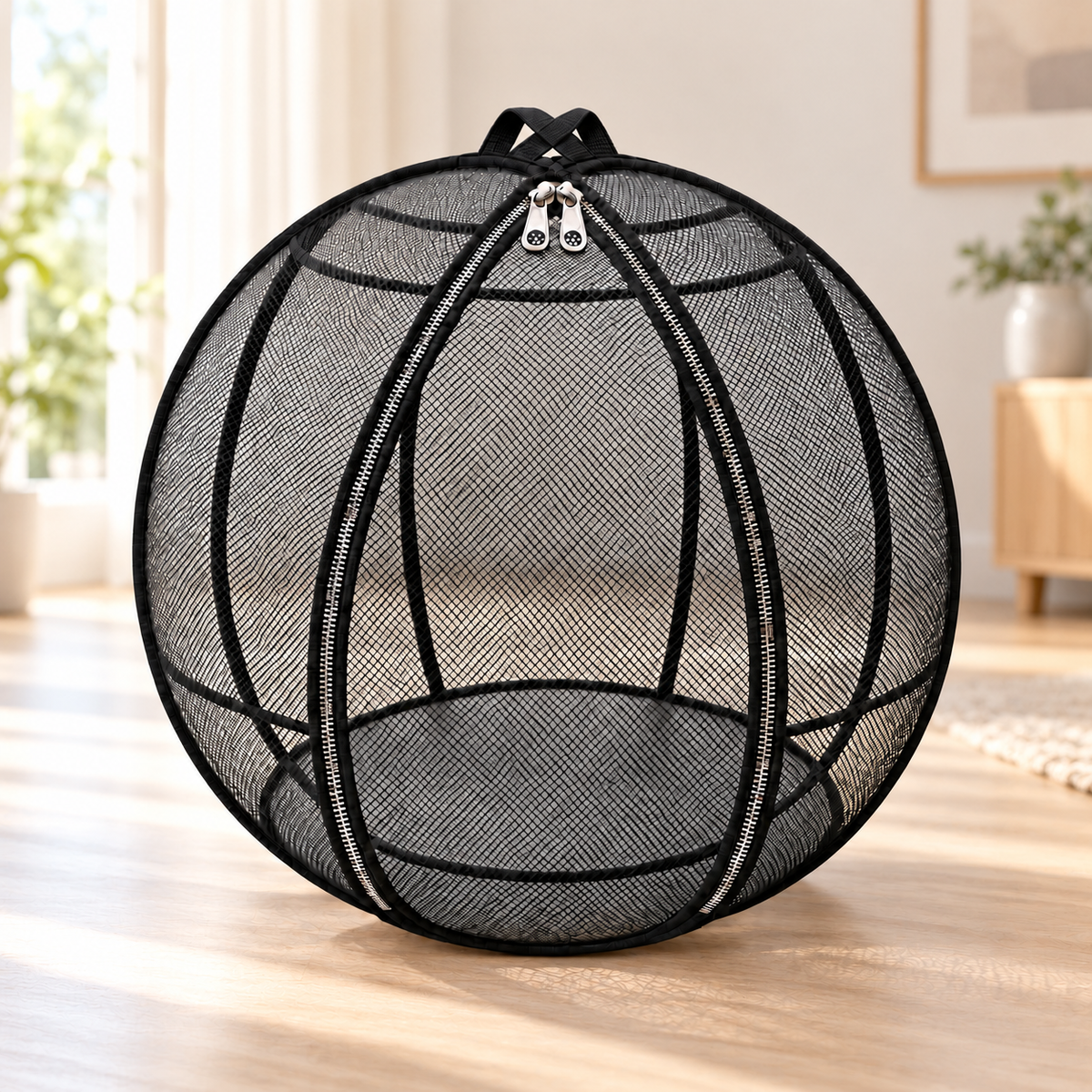 🐱🌿 FreshAir Cat Haven™ – Pop-Up Mesh Playpen