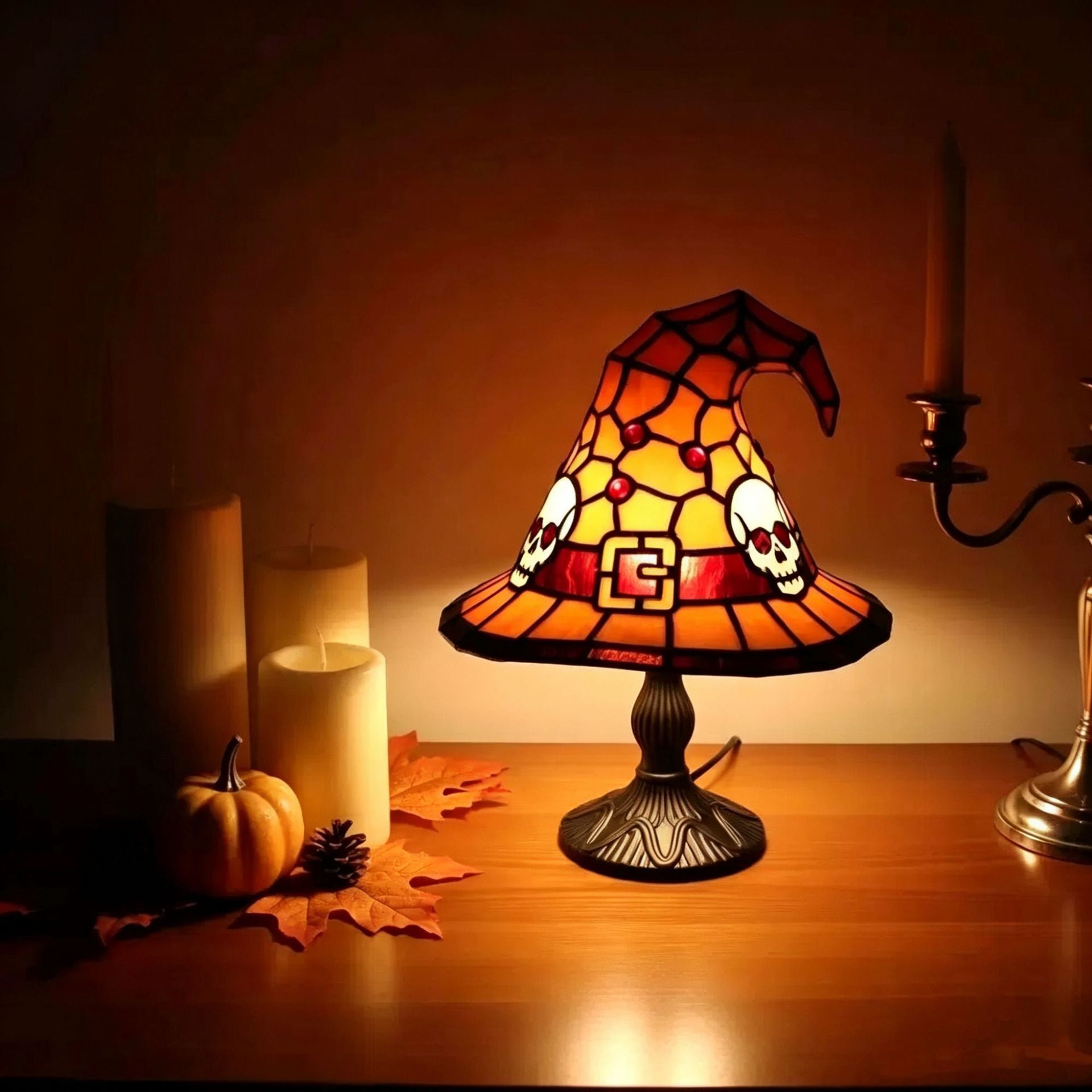 🎃 Halloween Sale — 50% OFF Today🔮 The Witch’s Hat Halloween Lamp – Light Up Your Haunted Home