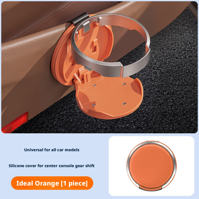 🚗✨ No More Spills! – Foldable Space-Saving Car Door Cup Holder
