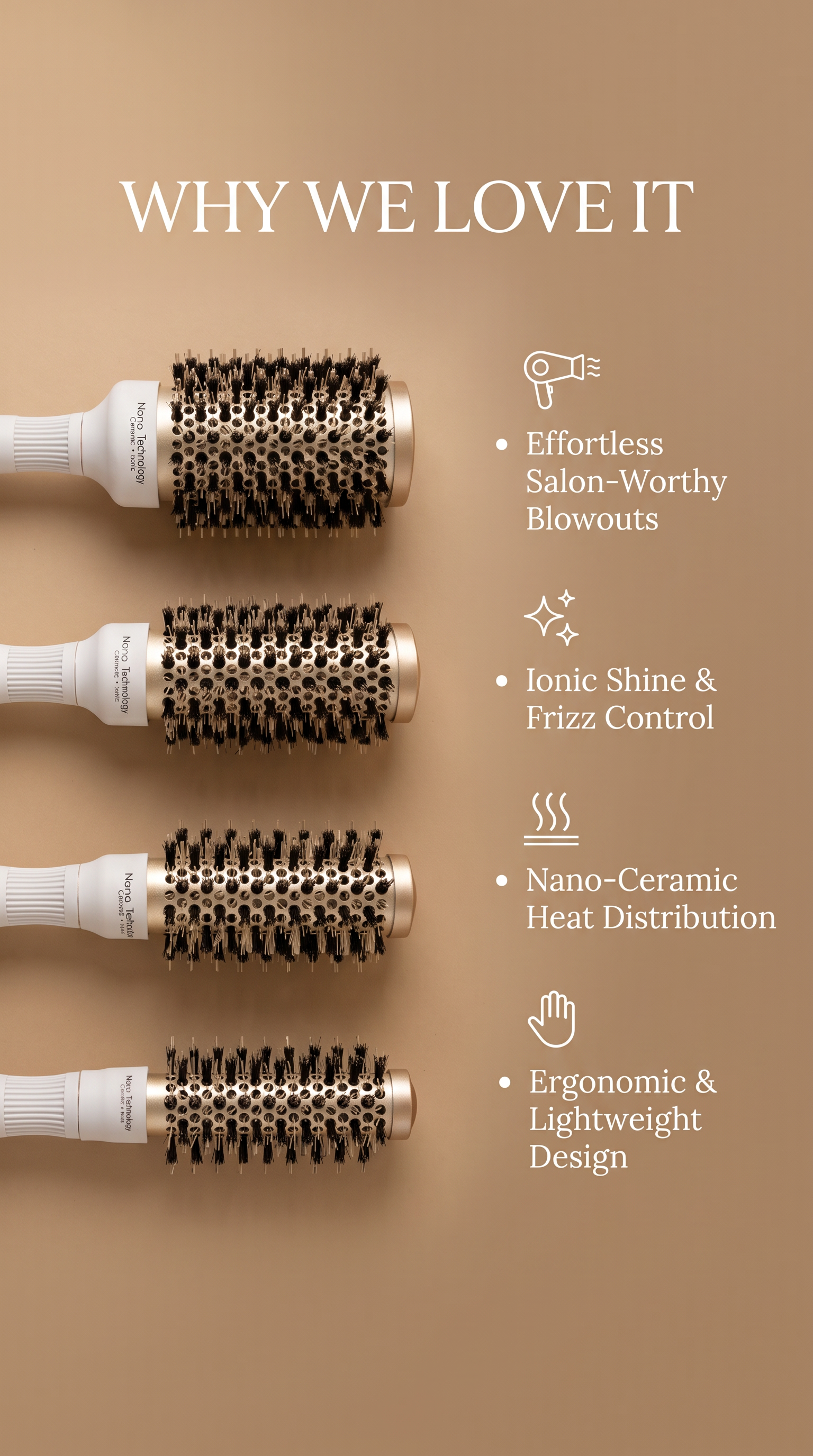LUXURY SALON CURL BRUSH