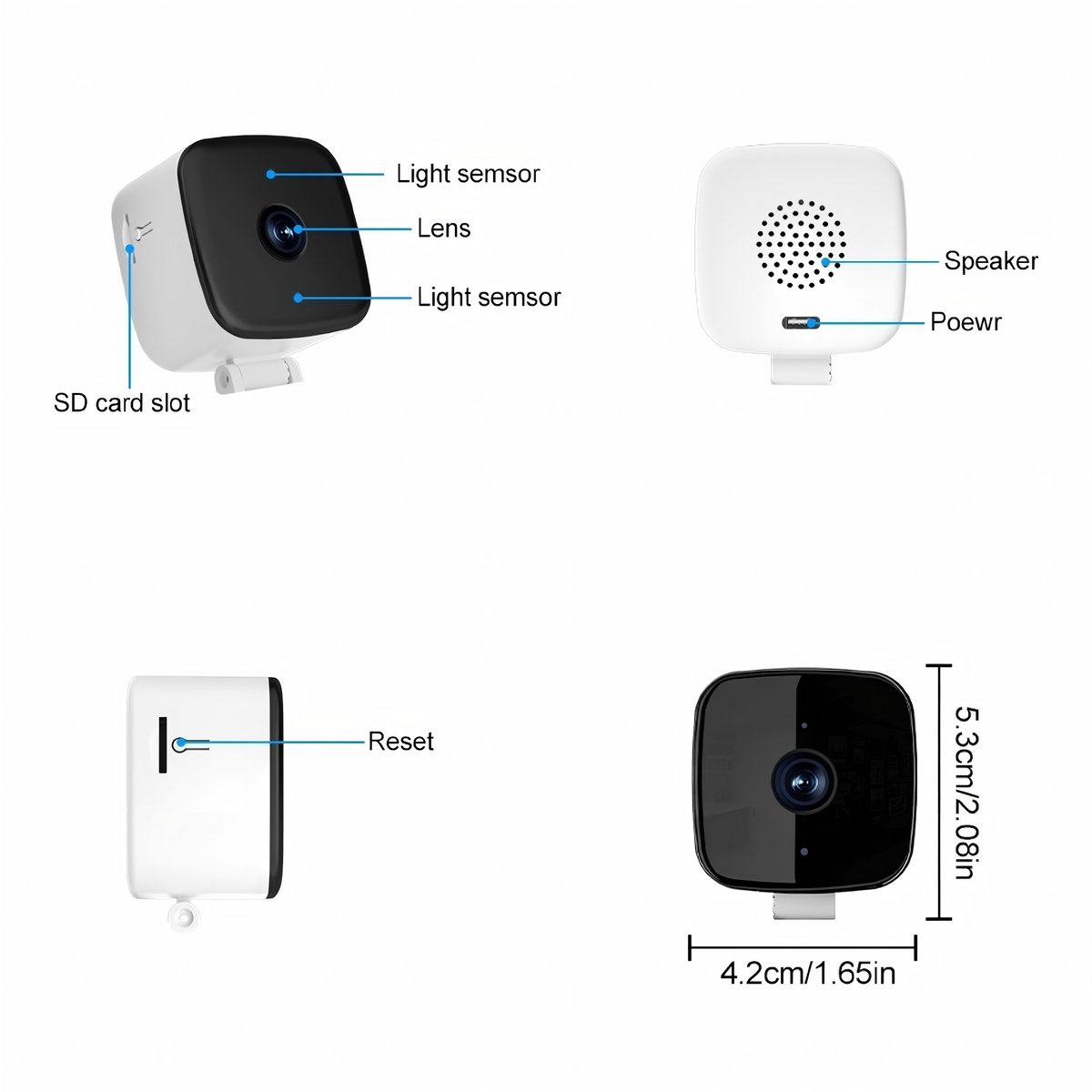 SAFESIGHT Smart AI Window Security Camera