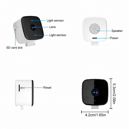SAFESIGHT Smart AI Window Security Camera