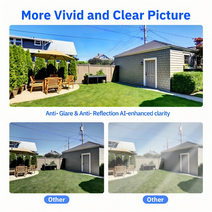 SAFESIGHT Smart AI Window Security Camera