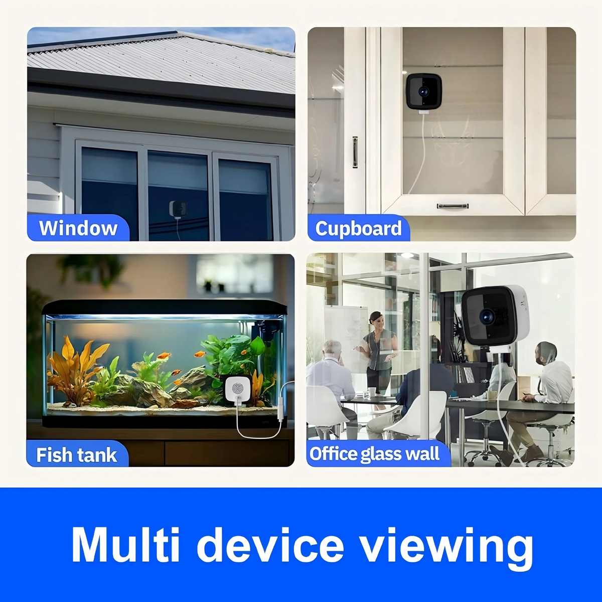 SAFESIGHT Smart AI Window Security Camera