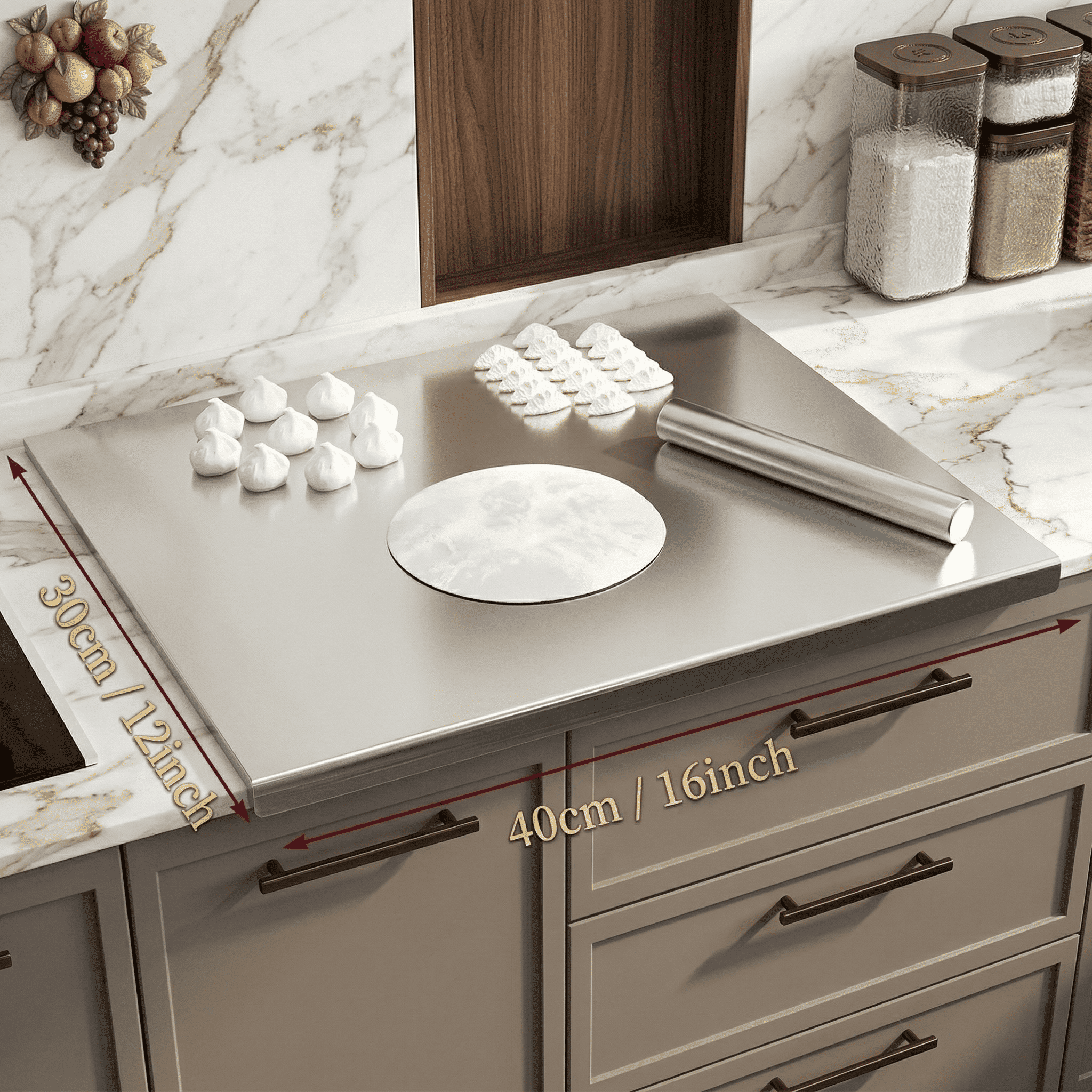 STÅLVIK™ – Multibräda i Rostfritt Stål för Matlagning & Bakning