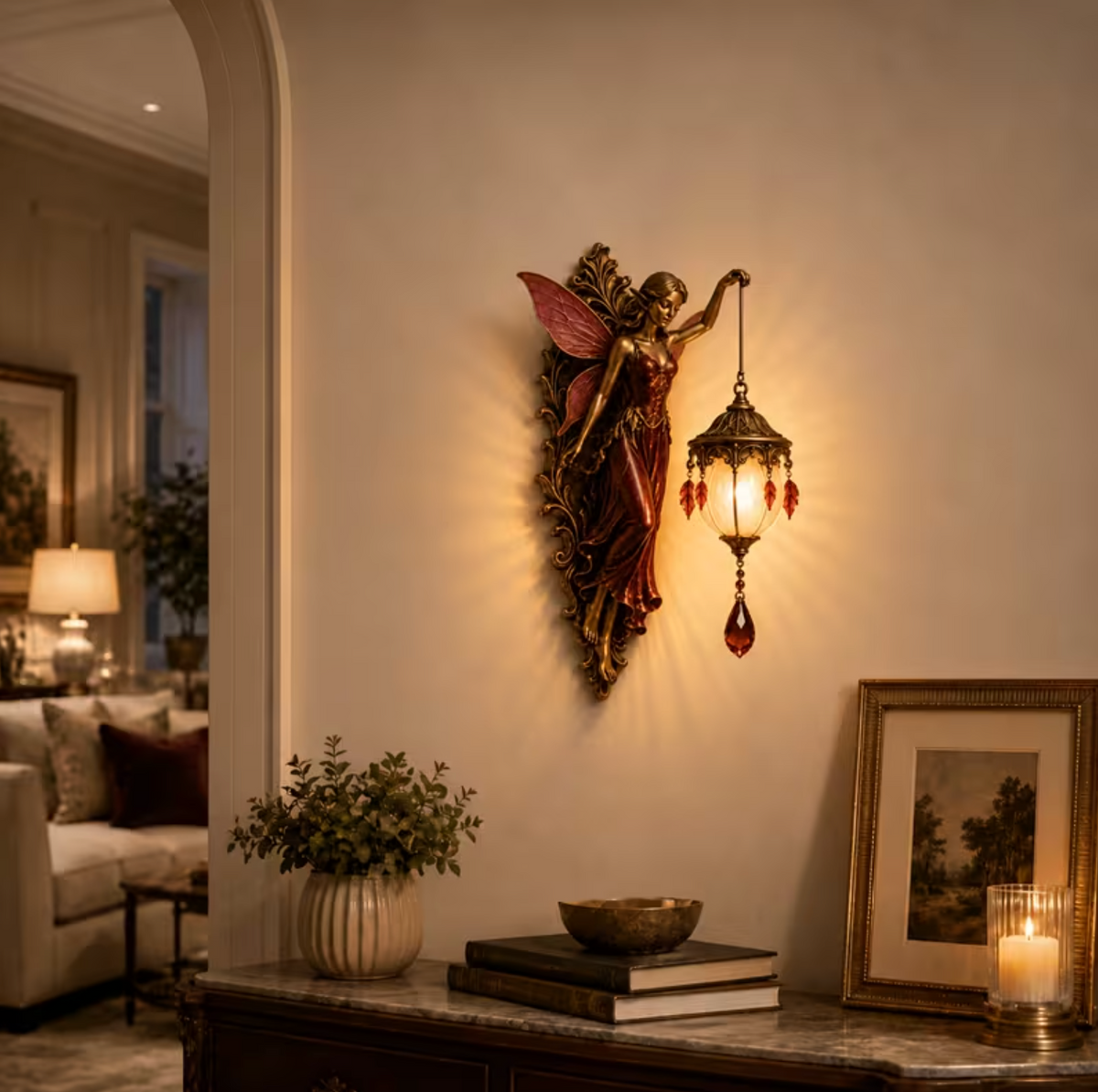 Aetheria™ - Enchanted Fairy Glow Wall Lamp