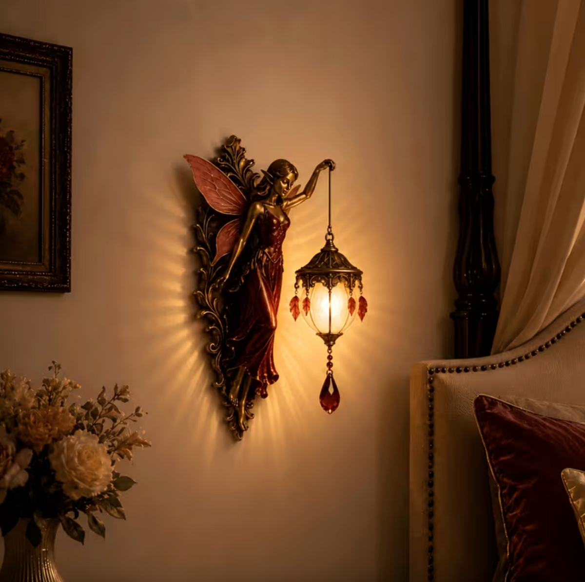 Aetheria™ - Enchanted Fairy Glow Wall Lamp