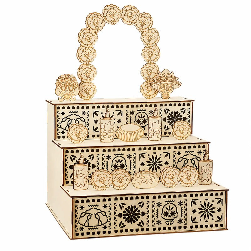 Day of the Dead-DIY Wooden Altar Display