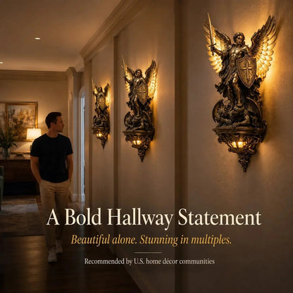 🕊️St. Michael Guardian Angel Wall Light✨