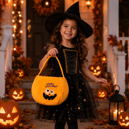 🍬Halloween Early Bird Sale | 49% OFF  Cute Halloween Trick-or-Treat Candy Bag – Soft Reusable Tote for Kids