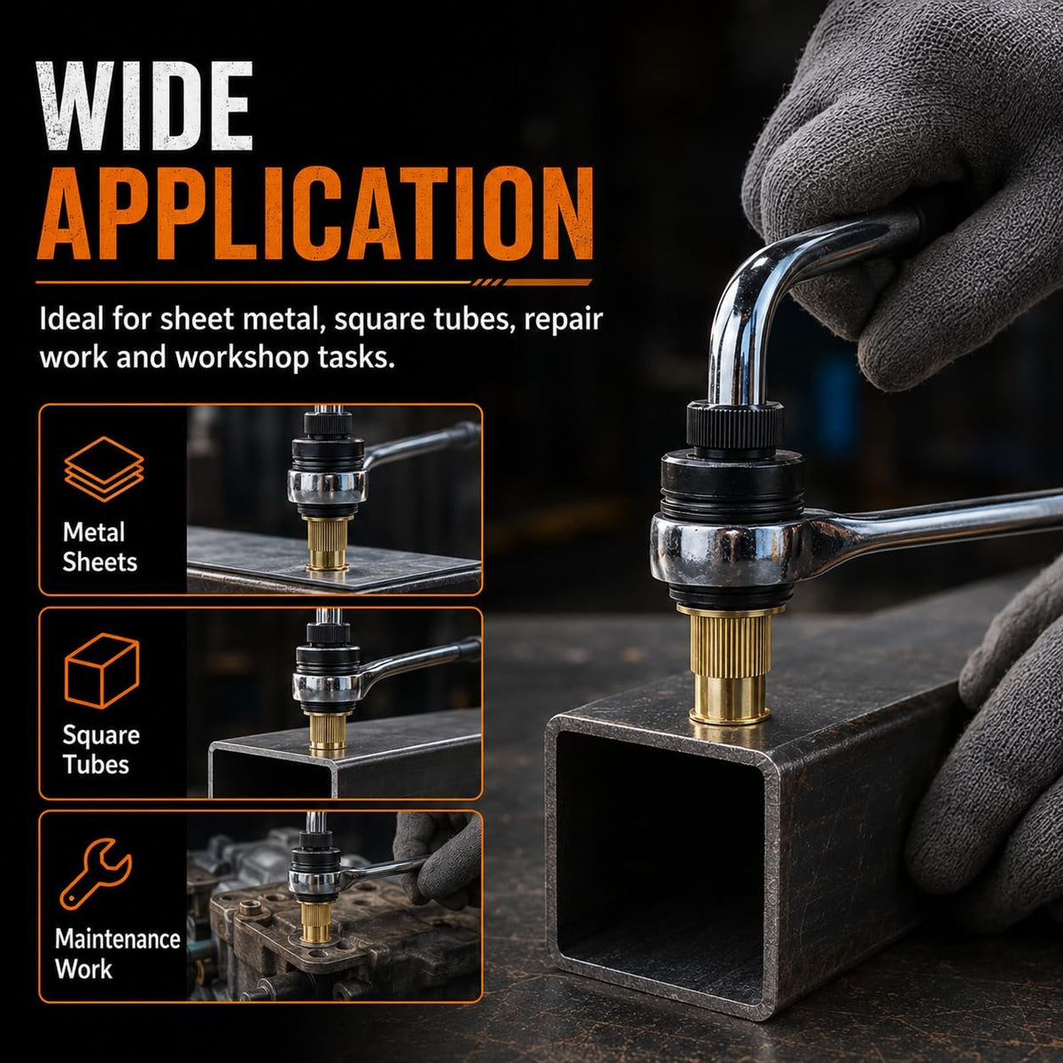 Carbon Steel Rivet Nut Tool Kit