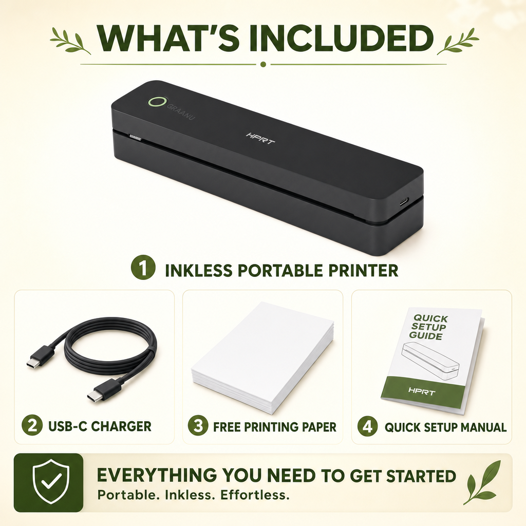 Inkless Portable Printer - $100 Discount Applied