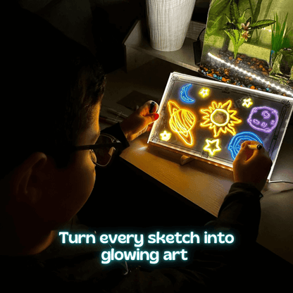 🎨 Magic LED Drawing Board – Glow, Draw & Create! ✨