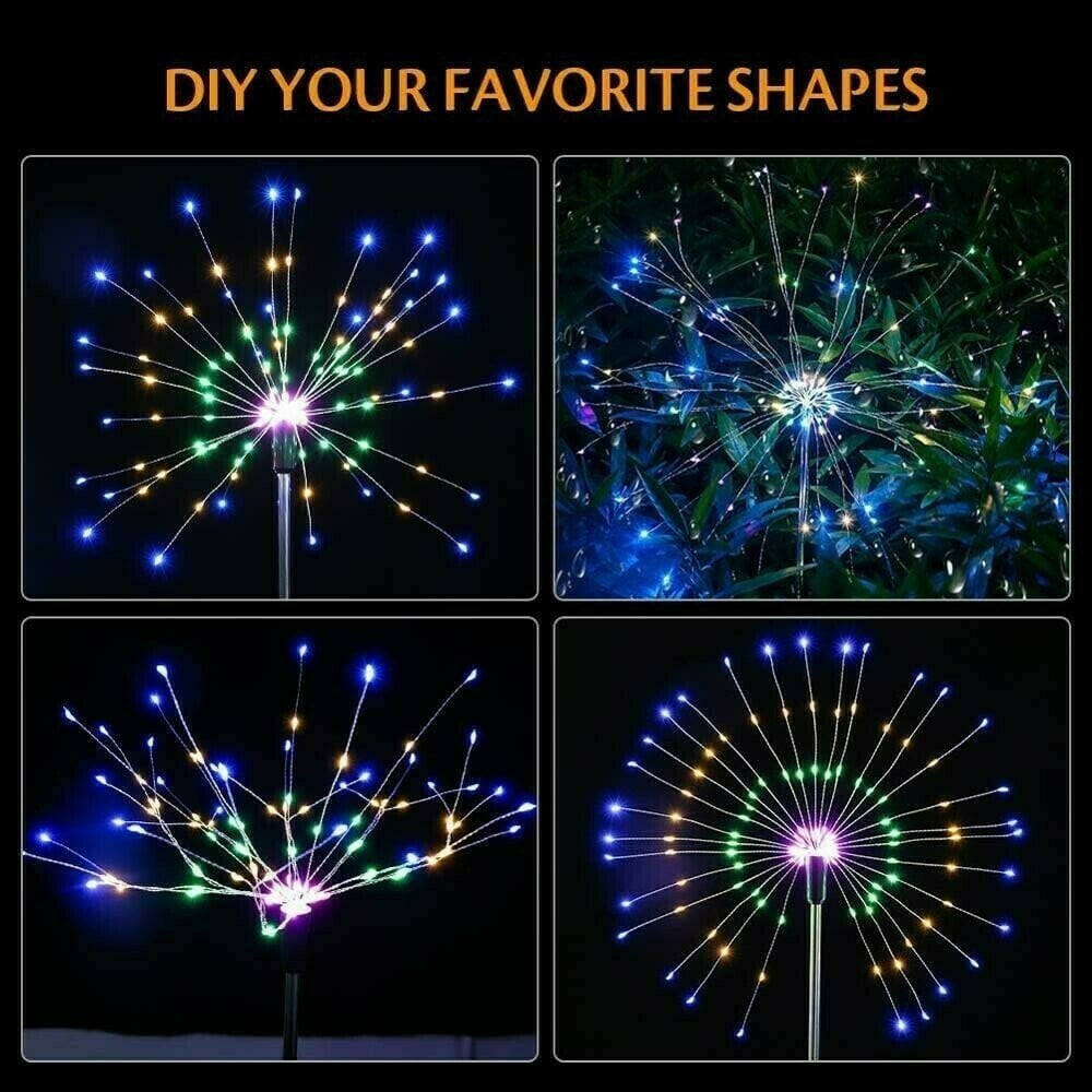 🔥LAST DAY 60% OFF - 🎁Waterproof Solar Garden Fireworks Lamp