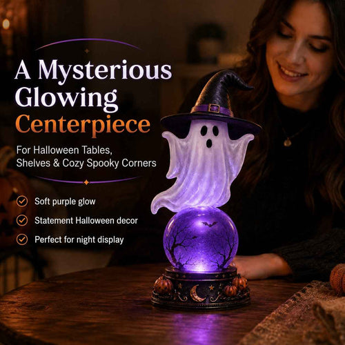 👻 Halloween Crystal Ball Lamp🔮 The Perfect Halloween Decoration🎃