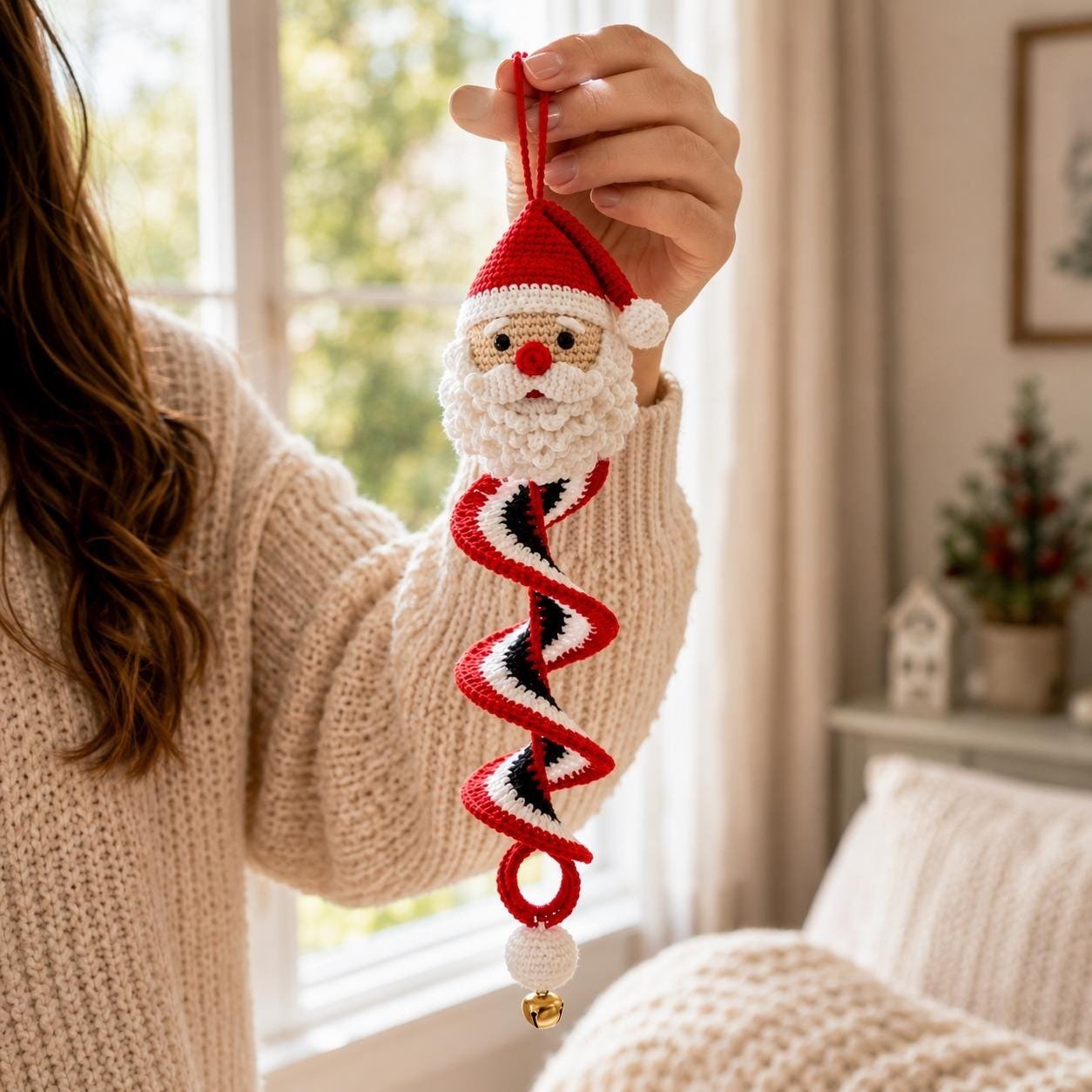 🔥Last Day 50% OFF - 🎅🌲Crochet Snowman Spiral Oranment DIY Kit