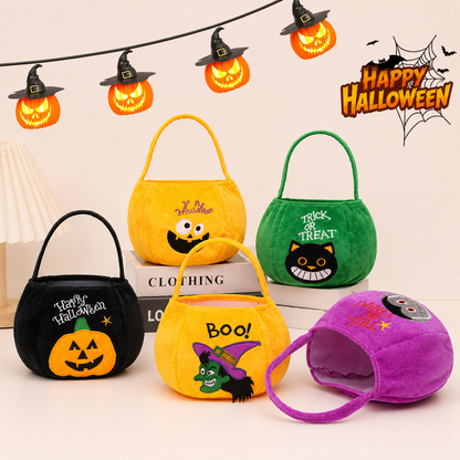 🍬Halloween Early Bird Sale | 49% OFF  Cute Halloween Trick-or-Treat Candy Bag – Soft Reusable Tote for Kids