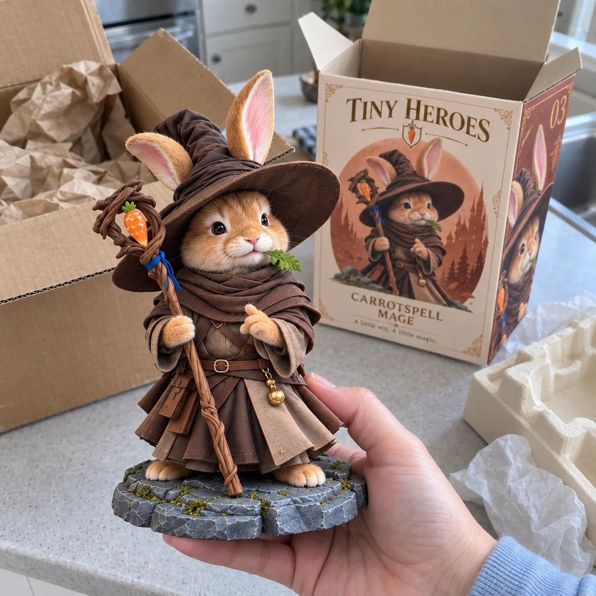 ⚔️ Brave Paws – Fantasy Animal Figurines